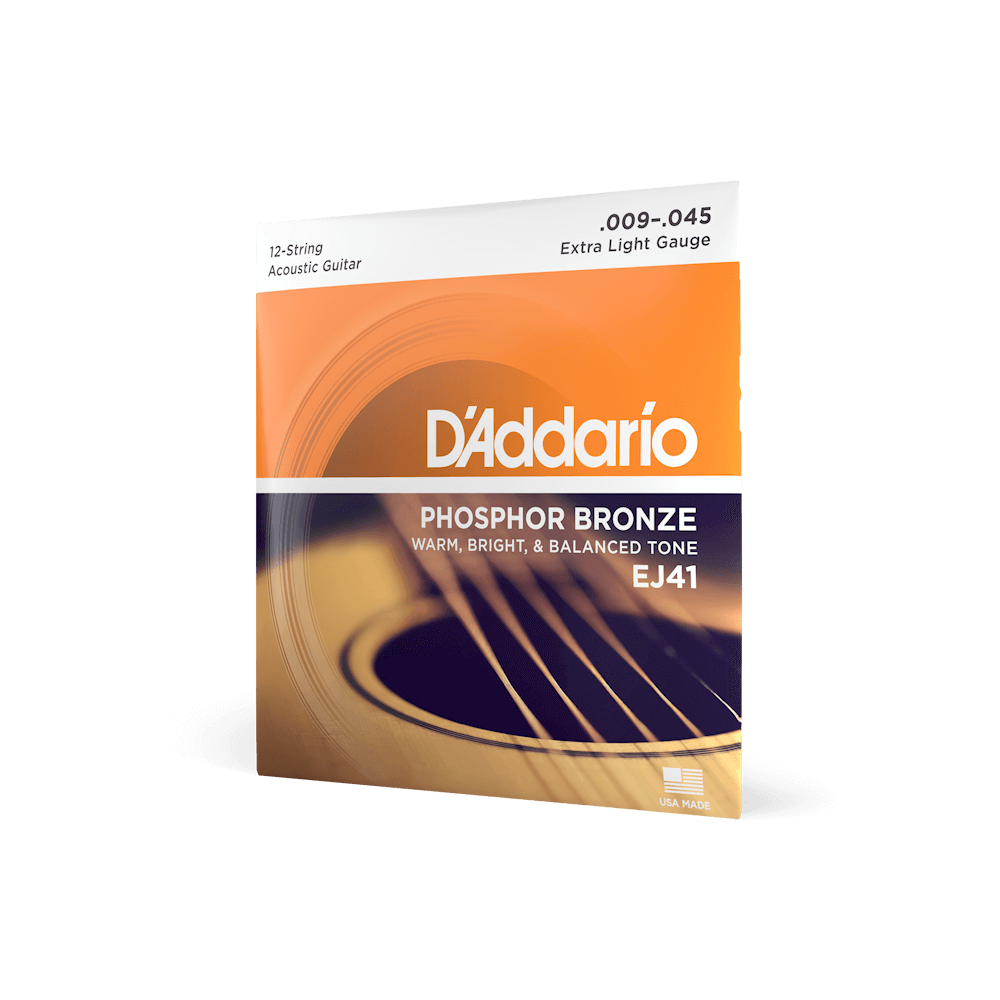 d-addario-ej-phosphor-bronze-12-saitig-extra-light-09-45-akustikgitarrensaiten image 1
