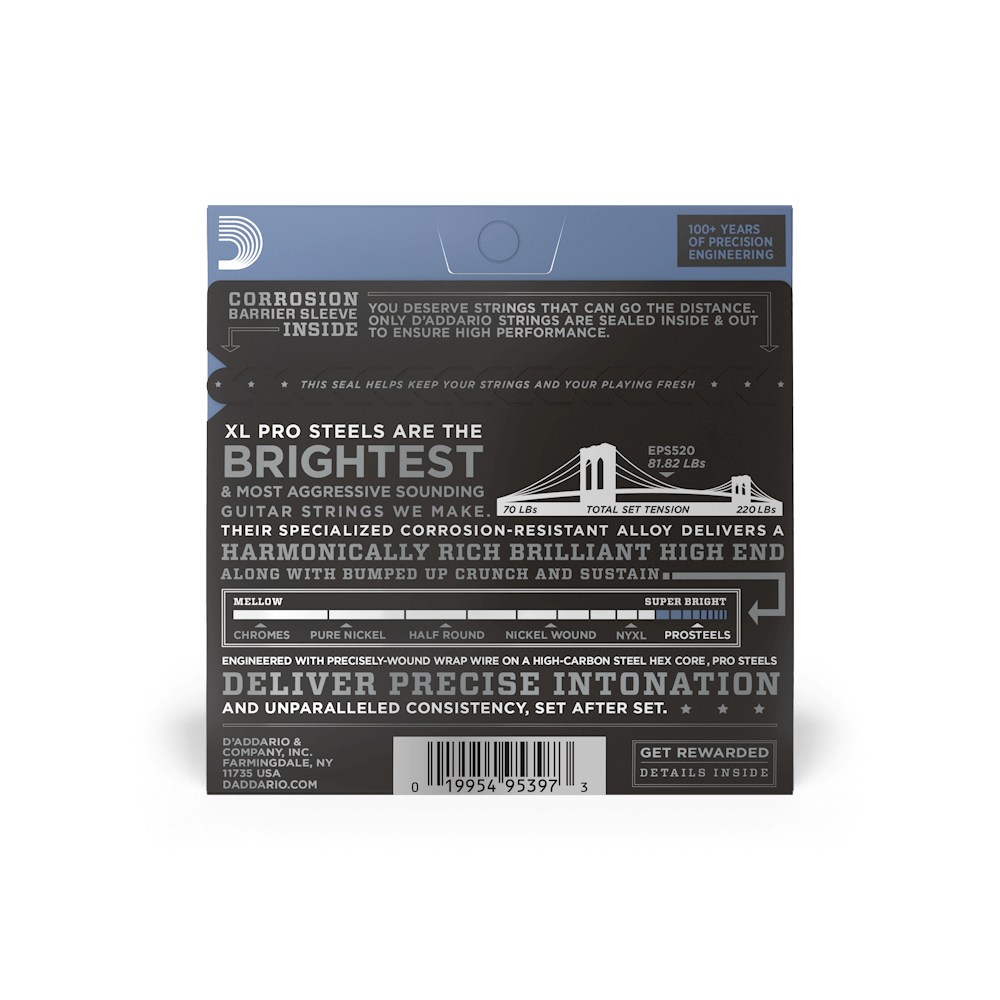 d-addario-xl-prosteels-09-42-super-light-e-gitarren-saiten-edelstahl image 3