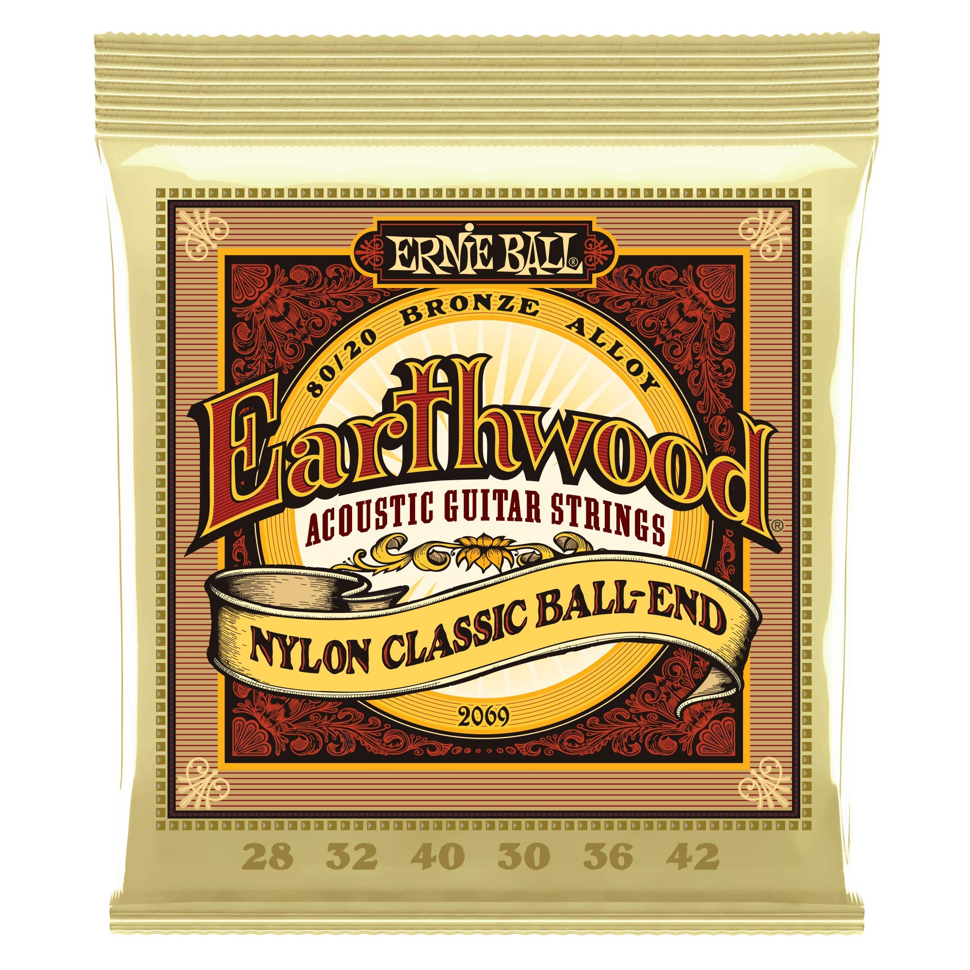ernie-ball-ernesto-palla-nylon-klassikgitarrensaiten-mit-kugelenden-schwarz-gold image 6