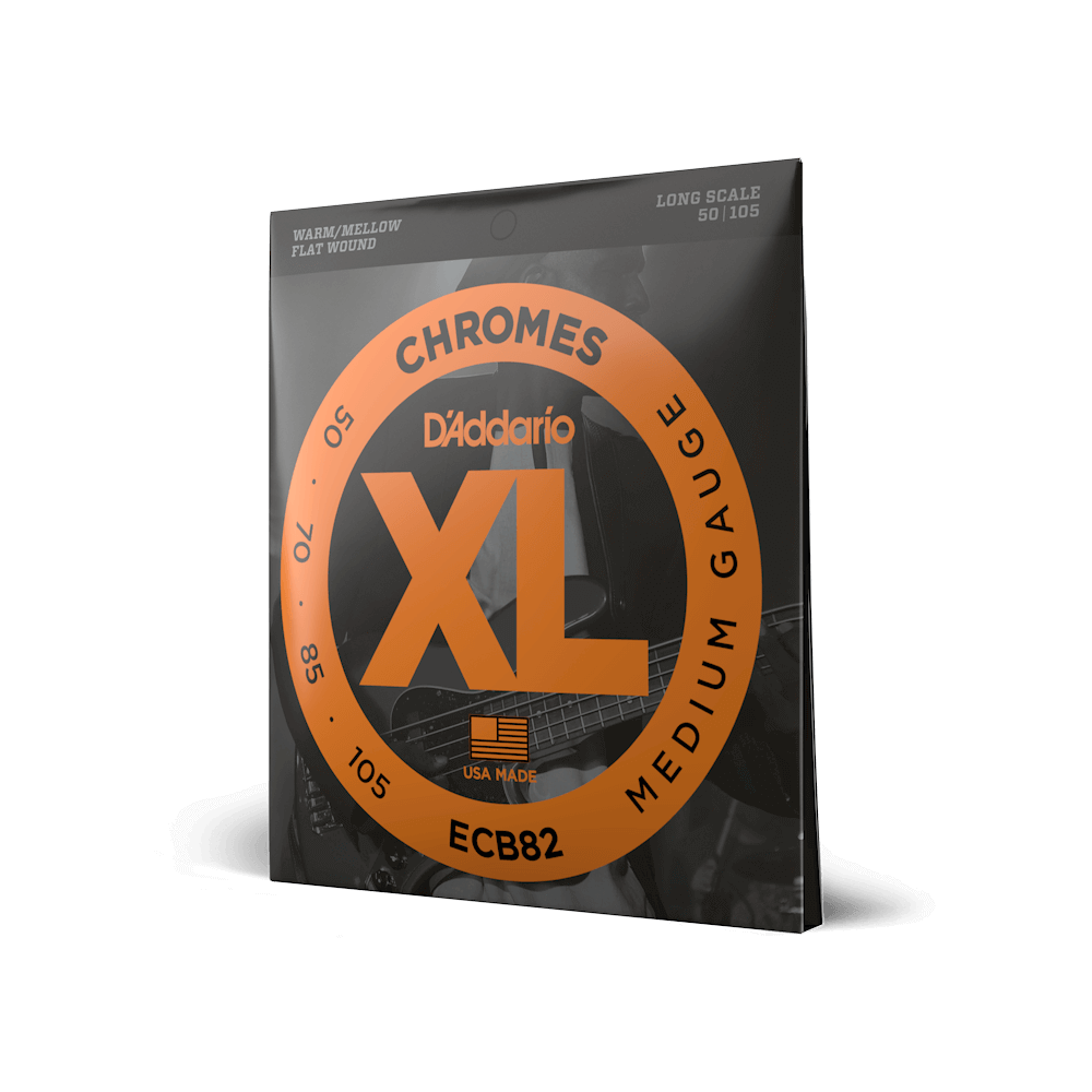 d-addario-xl-chromes-flatwound-basssaiten-50-105-long-scale image 1
