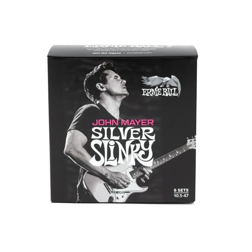ernie-ball-john-mayer-silver-slinky-e-gitarrensaiten-10-5-47-nickel-wound image 7