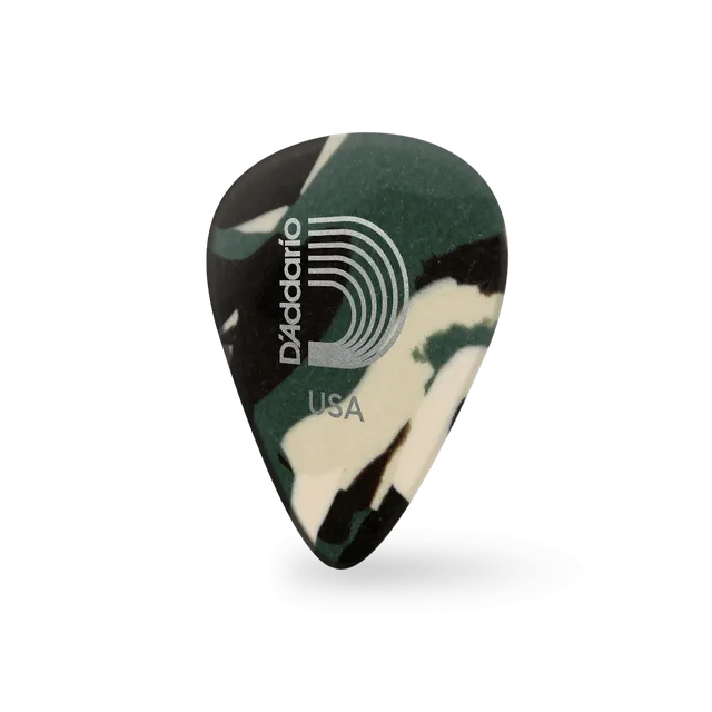 d-addario-classic-celluloid-camouflage-plektren-light-10er-pack image 1