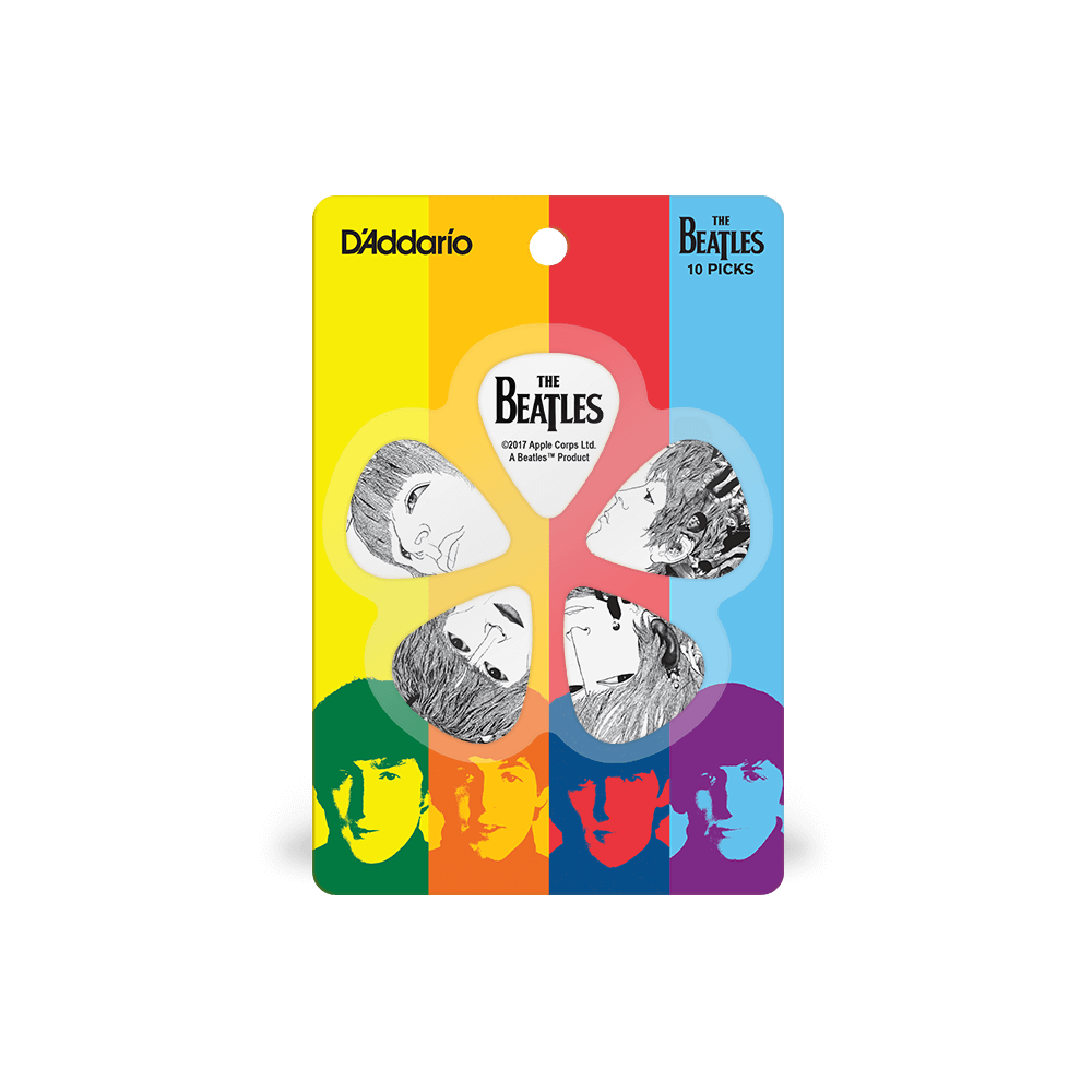 d-addario-beatles-revolver-guitar-picks-thin-10er-plektren-set image 2