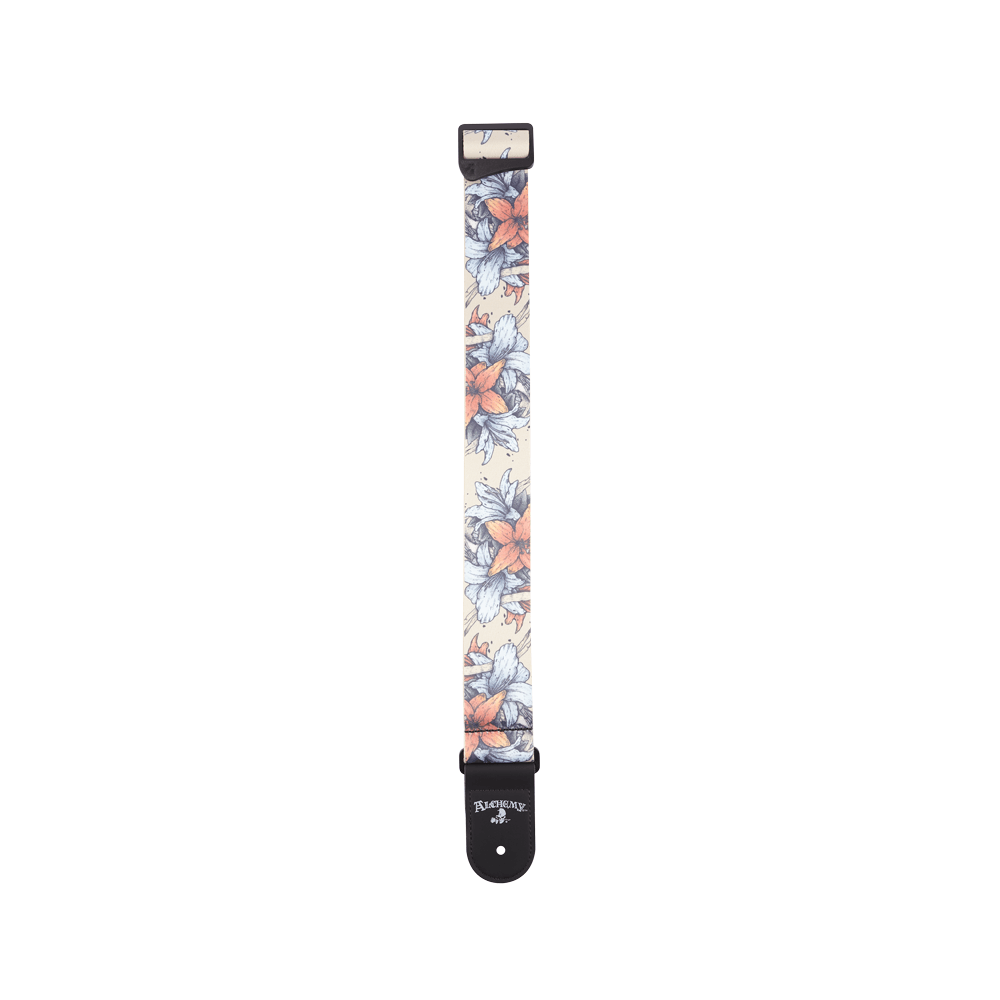 d-addario-alchemy-guitar-strap-death-in-bloom-50-mm-polyester-gitarrengurt image 3