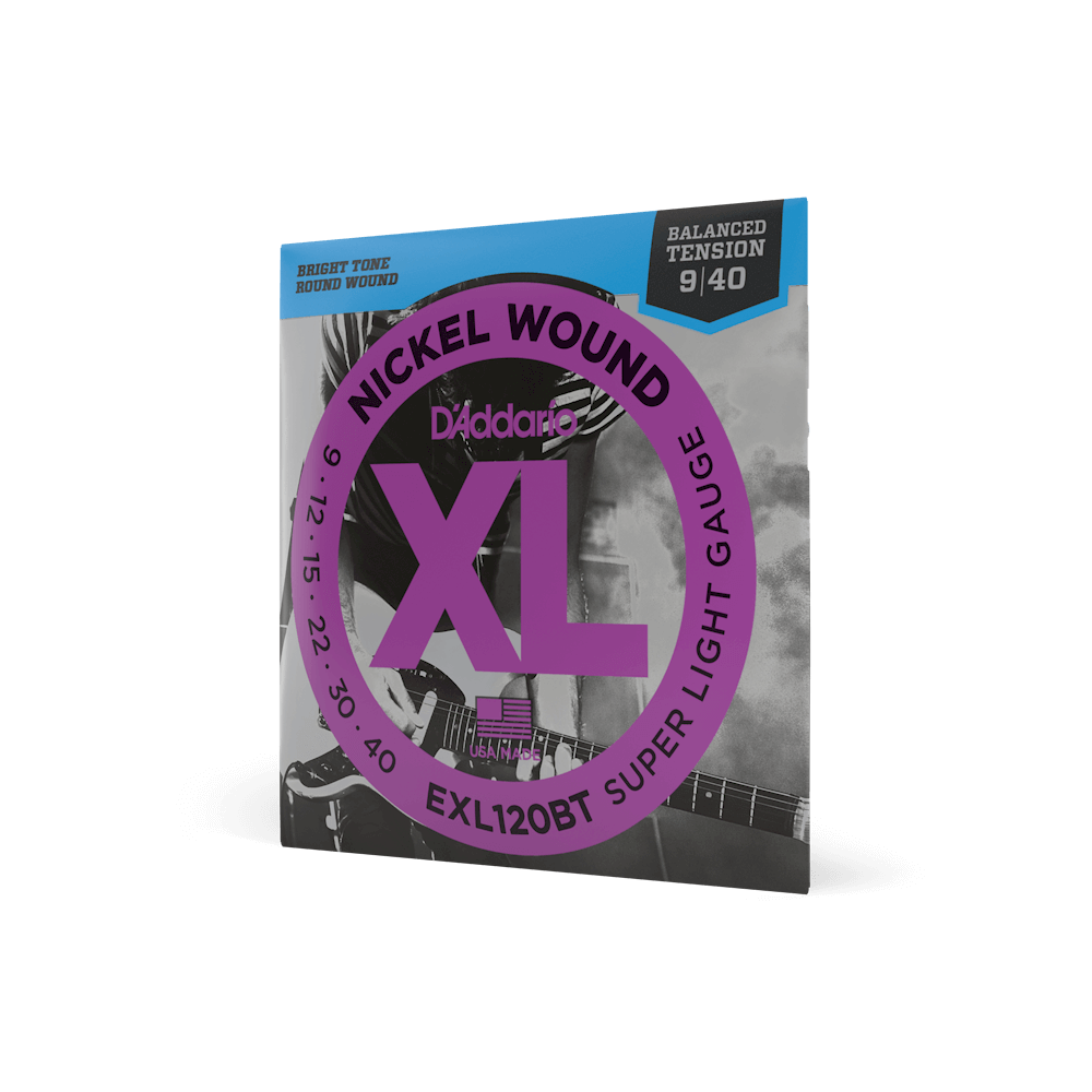 d-addario-xl-nickel-exl-e-gitarre-saiten-09-40-super-light-balanced-tension image 1