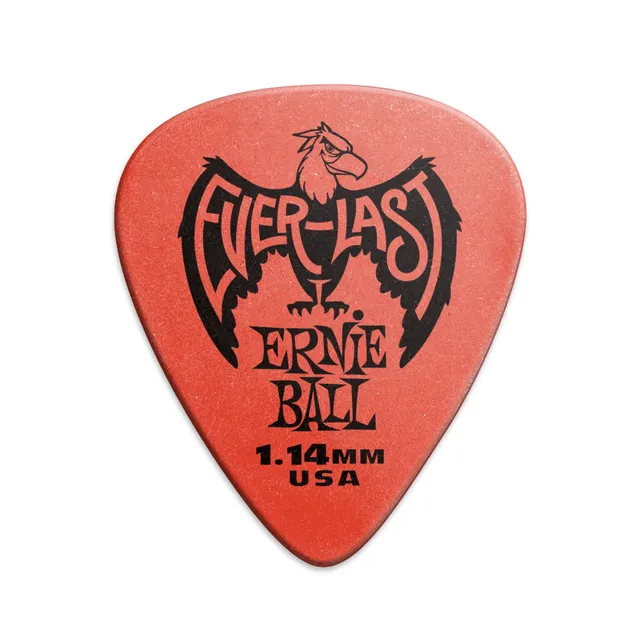 ernie-ball-everlast-plektren-1-14-mm-rot-12-st-ck image 1