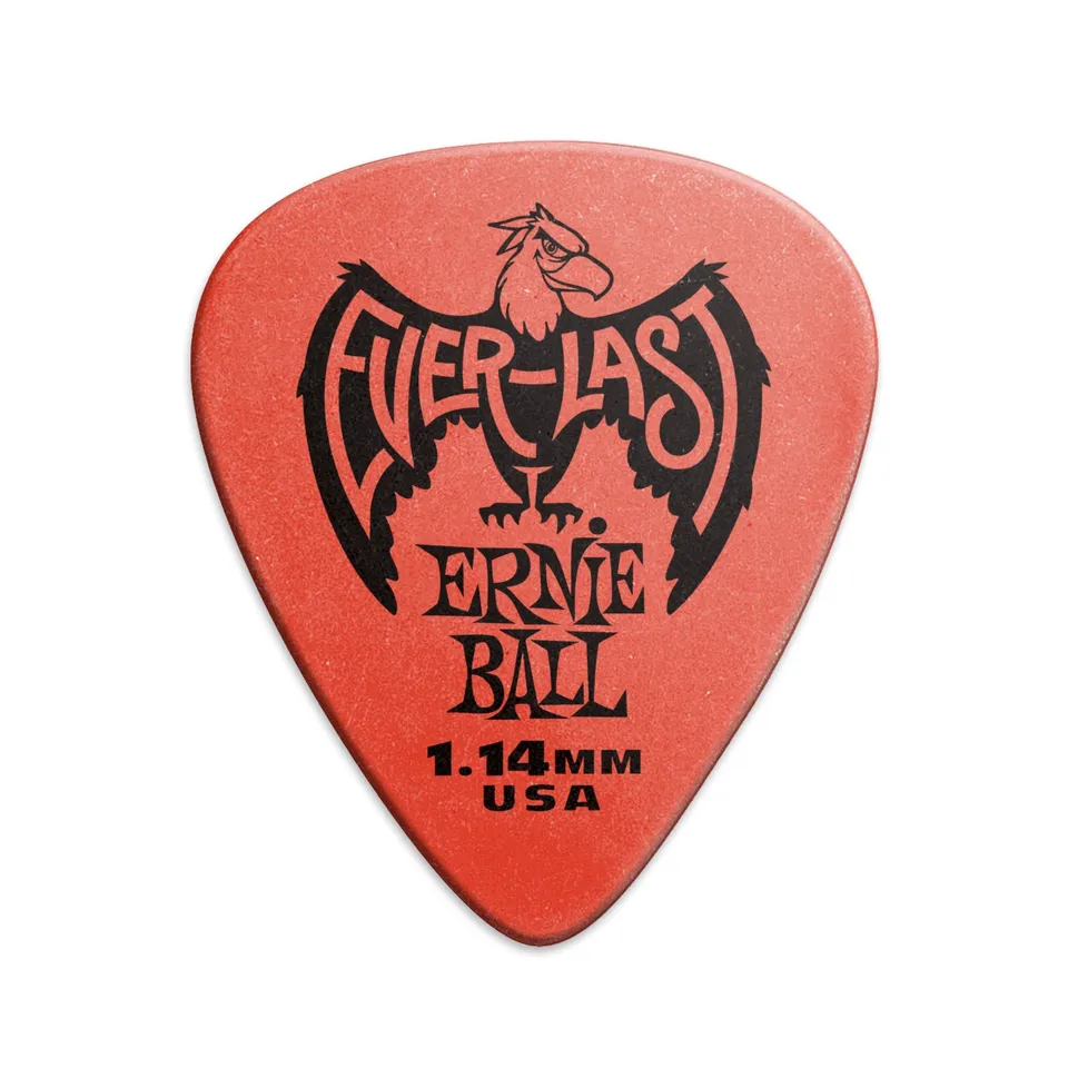 ernie-ball-everlast-plektren-1-14-mm-rot-12-st-ck image 1