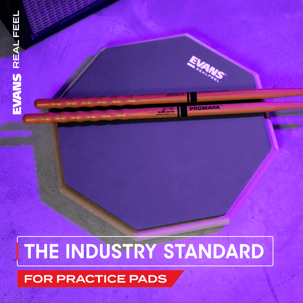 d-addario-realfeel-2-seitiges-practice-drum-pad-12-zoll image 4