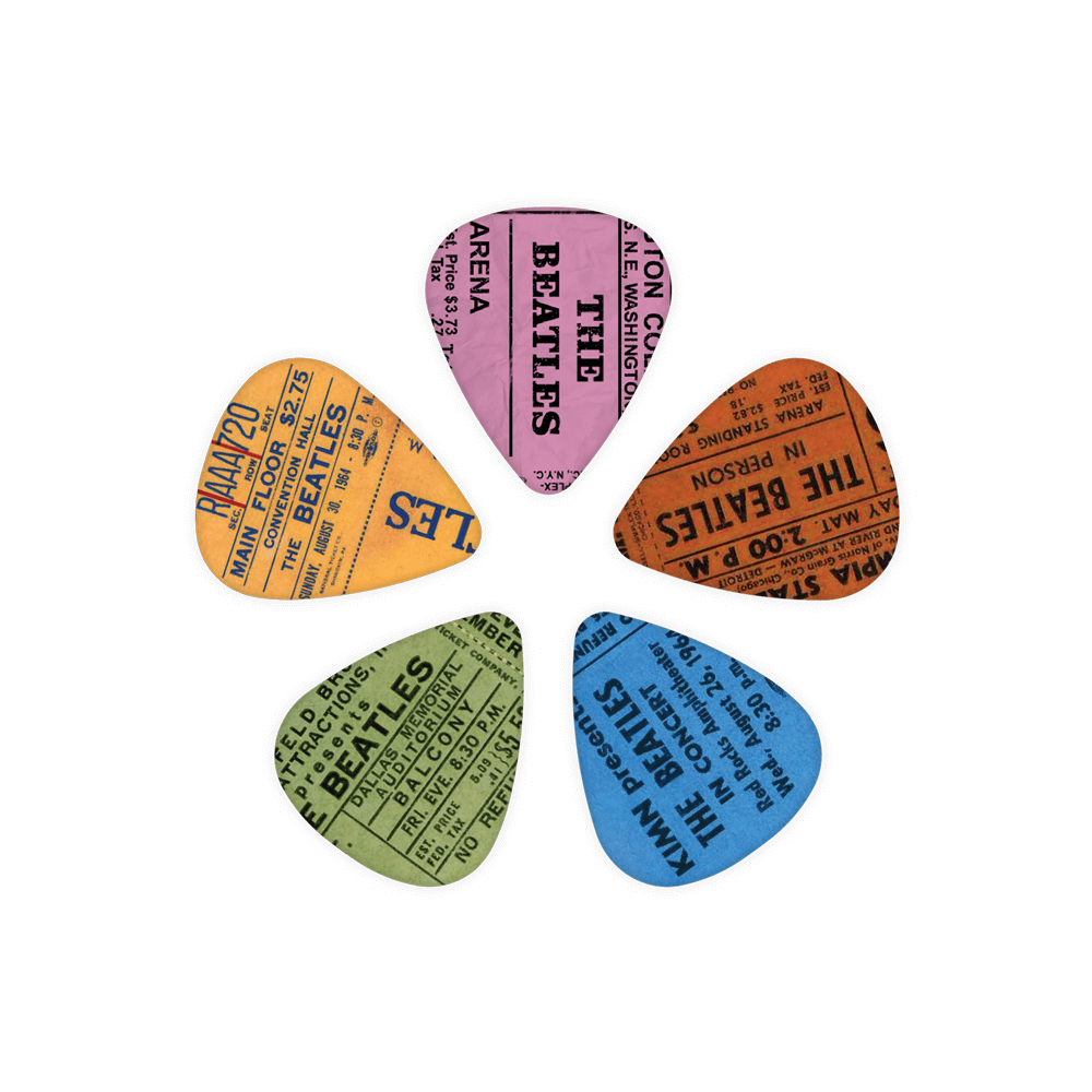 d-addario-beatles-1964-tour-ticket-stubs-gitarren-plektren image 2