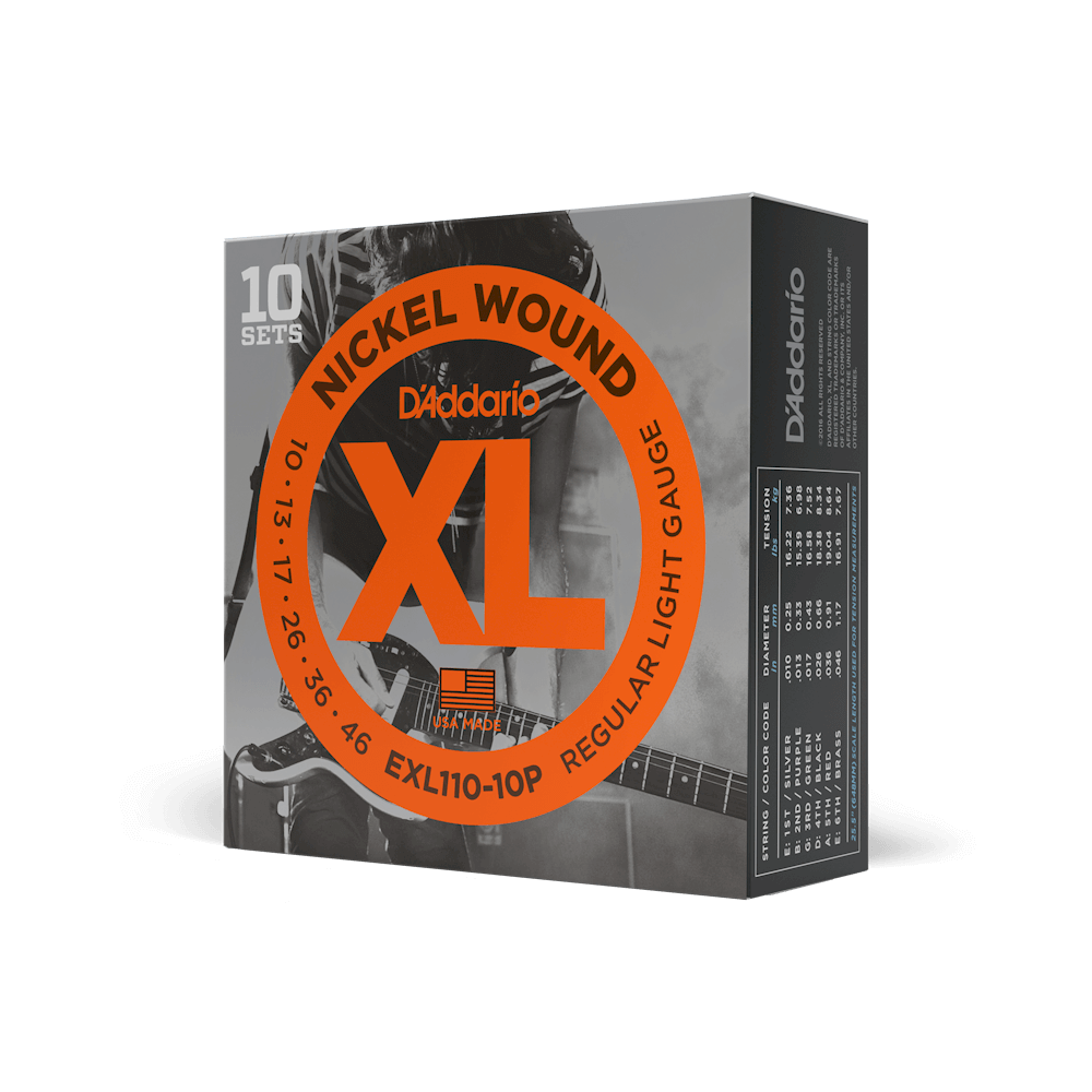 d-addario-xl-nickel-exl110-e-gitarren-saiten-10-46-regular-light image 2