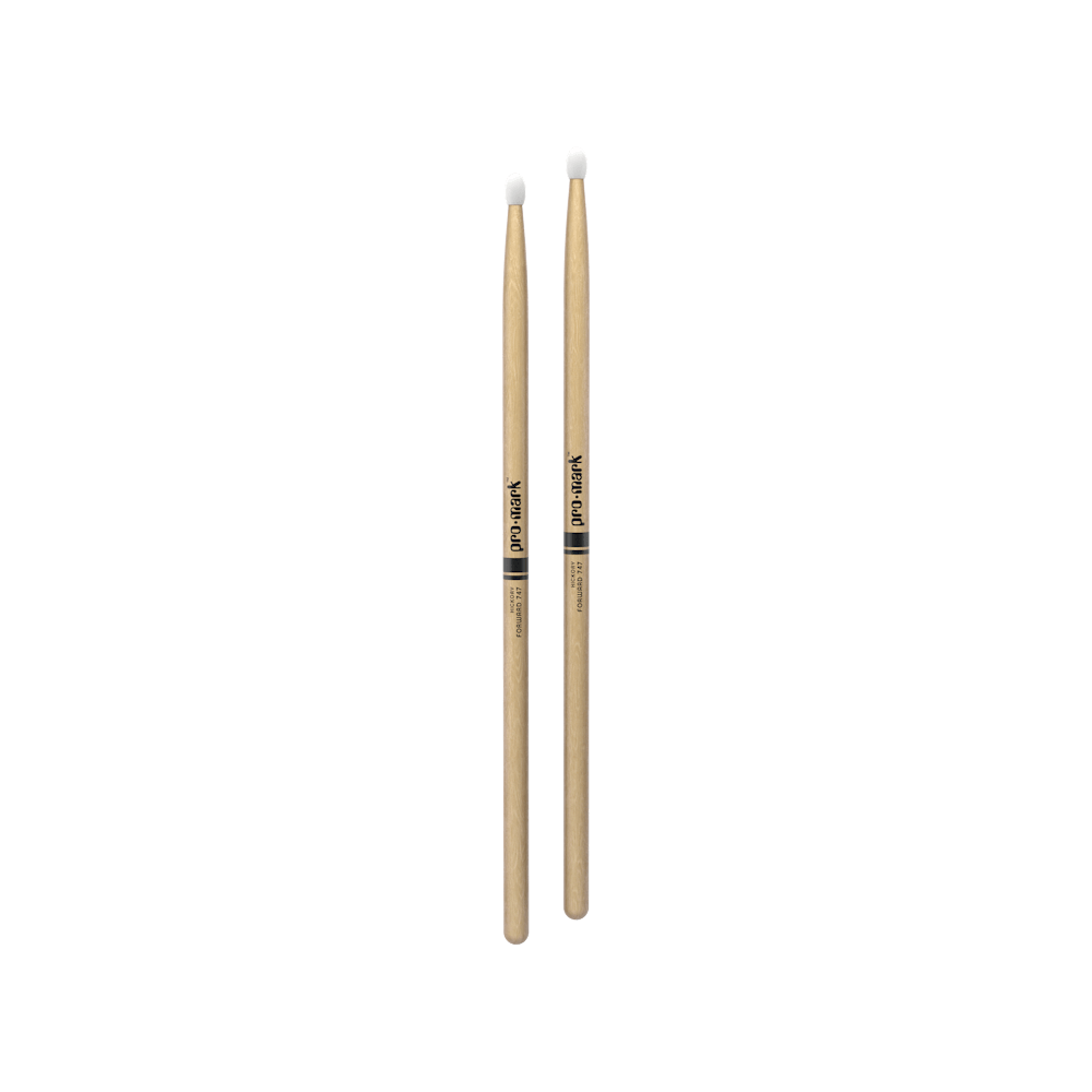 promark-classic-forward-747-hickory-drumsticks-oval-nylon-tip image 3