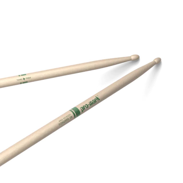 d-addario-classic-forward-2b-raw-hickory-drumsticks-holzspitze image 1