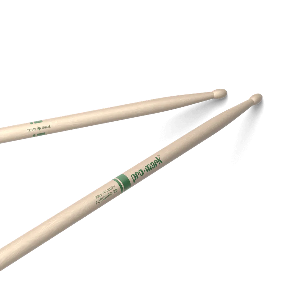 d-addario-classic-forward-2b-raw-hickory-drumsticks-holzspitze image 1