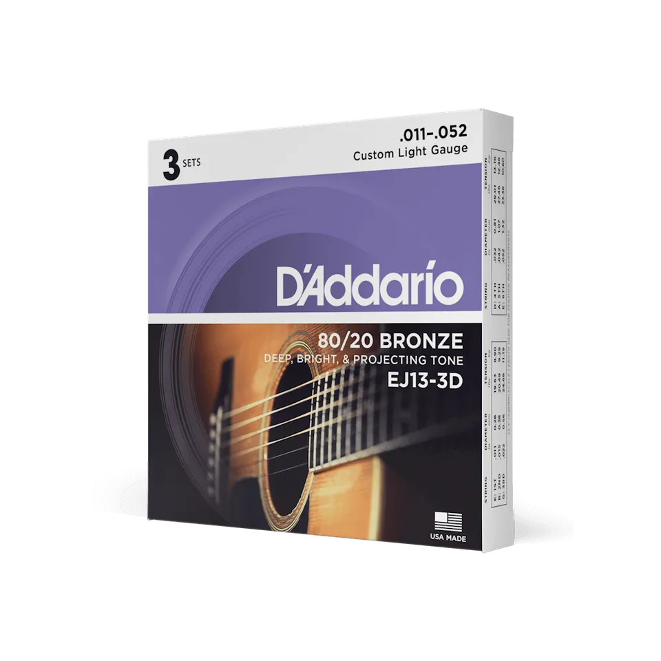d-addario-80-20-bronze-ej11-11-52-custom-light-akustikgitarren-saiten image 1