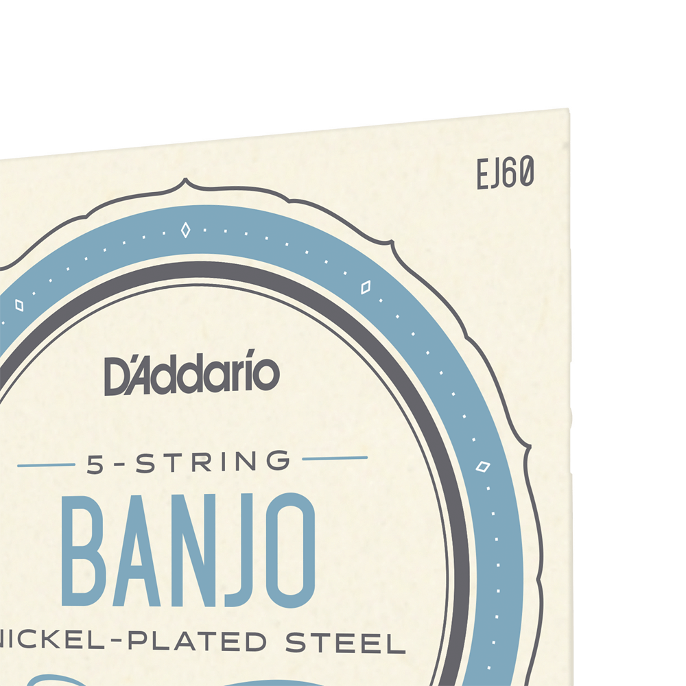 d-addario-ej60-5-string-banjo-saitensatz-nickel-light-09-20 image 4