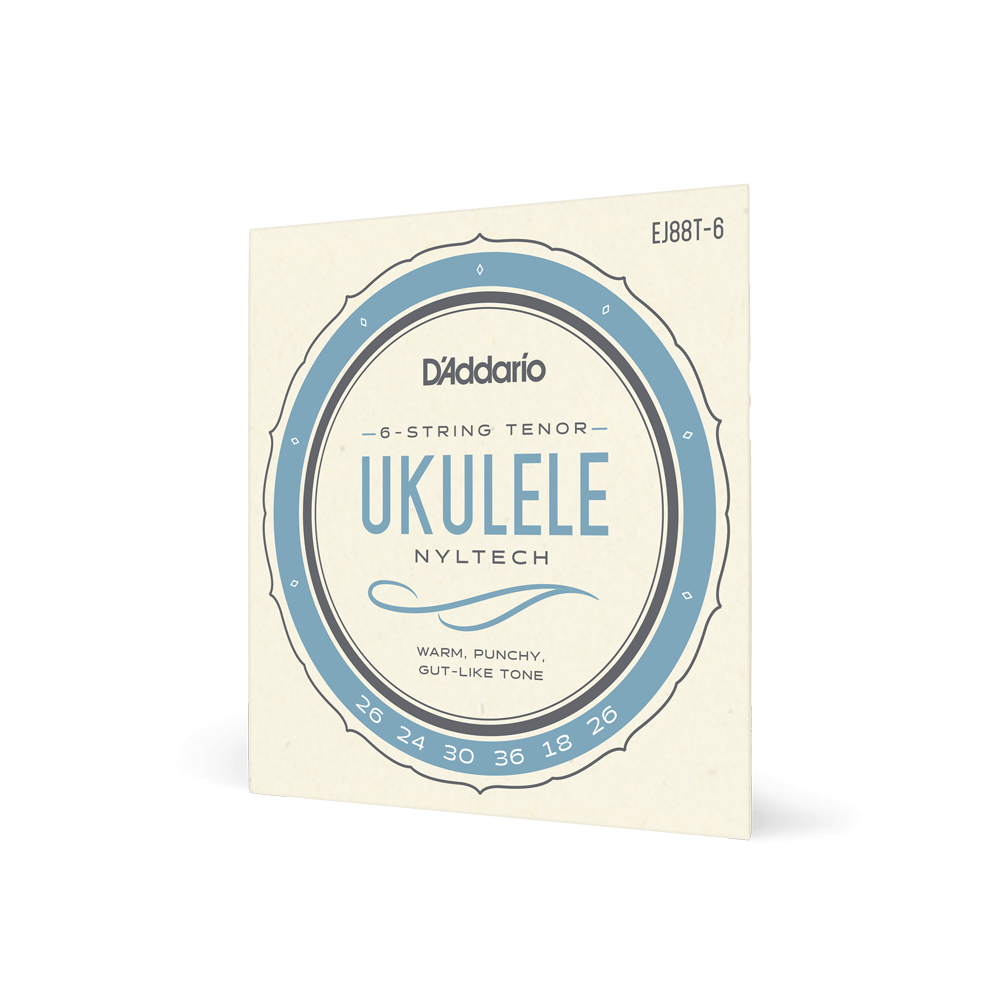 d-addario-ej88t-nyltech-ukulelen-saiten-6-string-tenor-gcea image 1