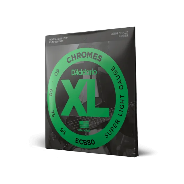 d-addario-xl-chromes-bass-saiten-40-95-super-light-long-scale-flatwound image 1
