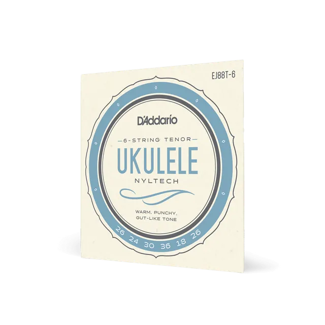 d-addario-ej88t-nyltech-ukulelen-saiten-6-string-tenor-gcea image 1