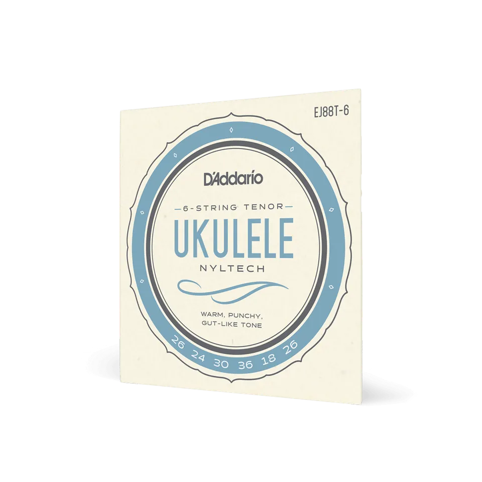 d-addario-ej88t-nyltech-ukulelen-saiten-6-string-tenor-gcea image 1