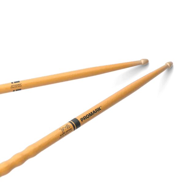 promark-glenn-kotche-activegrip-hickory-drumsticks-wood-tip image 1
