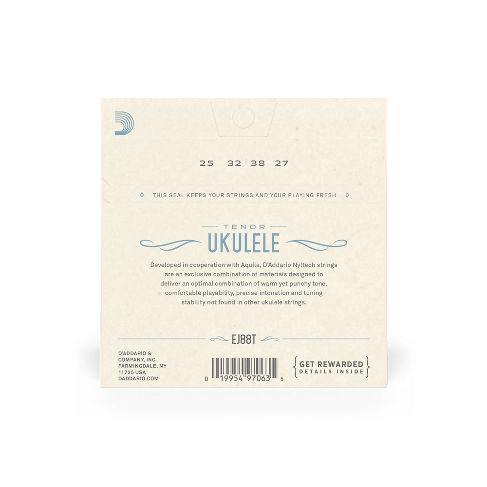 d-addario-ej88t-nyltech-tenor-ukulele-saiten-gcea image 3