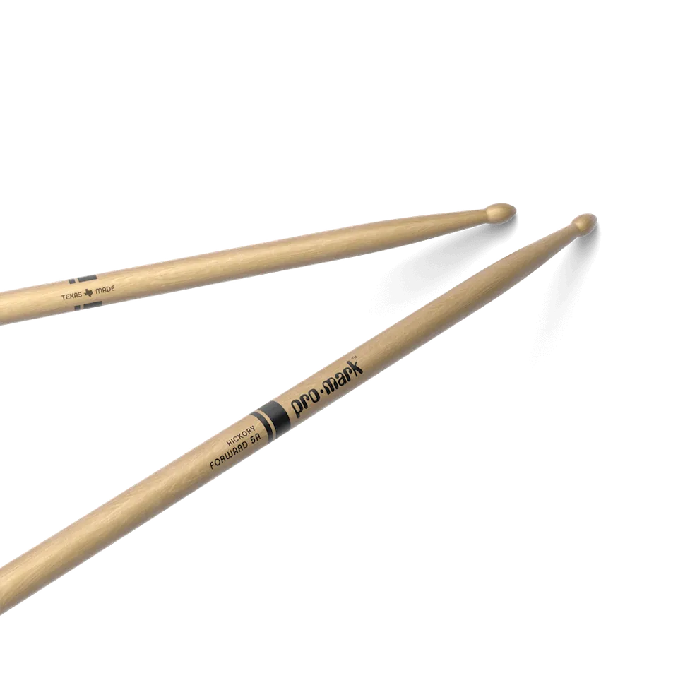 d-addario-promark-classic-forward-5a-hickory-drumsticks-oval-wood-tip image 1