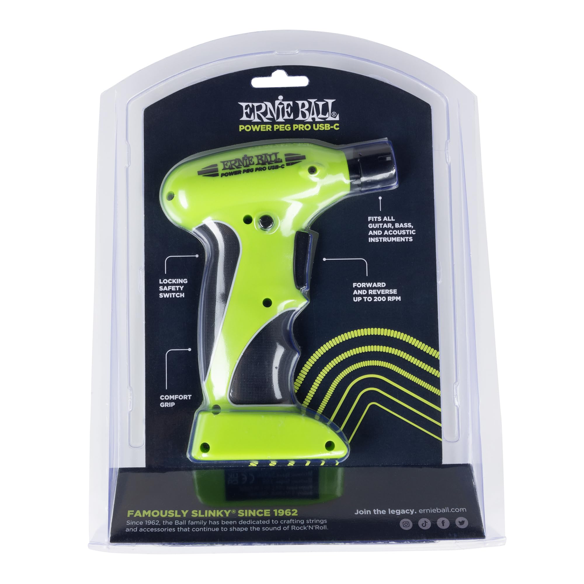ernie-ball-power-peg-elektrische-saitenkurbel-f-r-e-bass-und-akustik-gitarre image 6