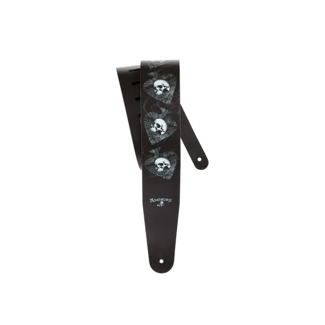 d-addario-alchemy-leather-gitarrengurt-death-club-2-5-zoll image 1