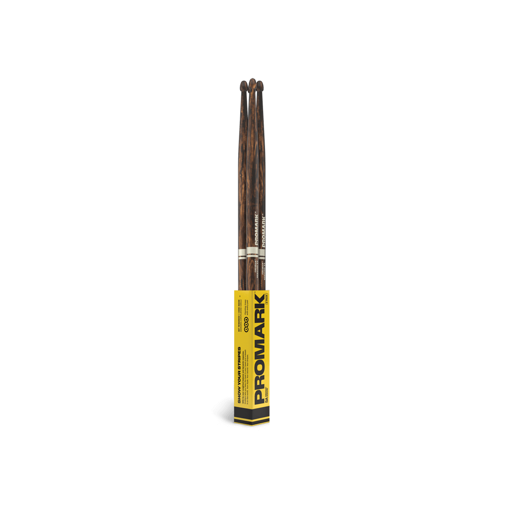 promark-by-d-addario-rebound-5a-firegrain-hickory-drumstick-wood-tip image 2