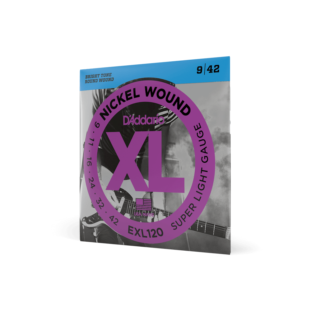 d-addario-xl-nickel-exl120-e-gitarrensaiten-09-42-super-light image 1