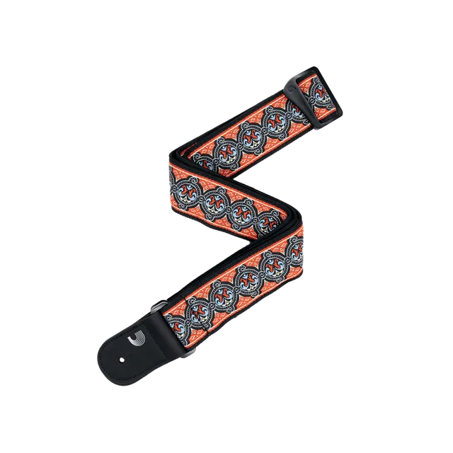 d-addario-eco-woven-gitarrengurt-orange image 1