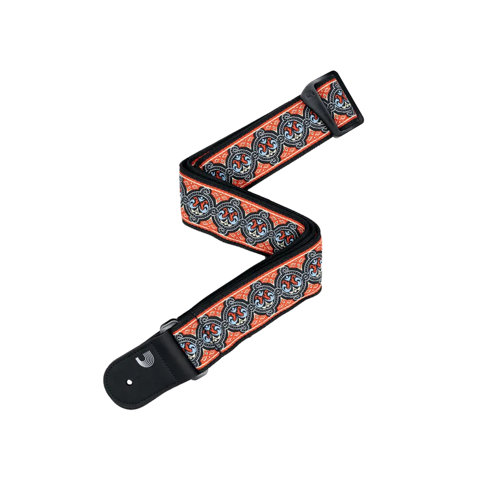 d-addario-eco-woven-gitarrengurt-orange image 1
