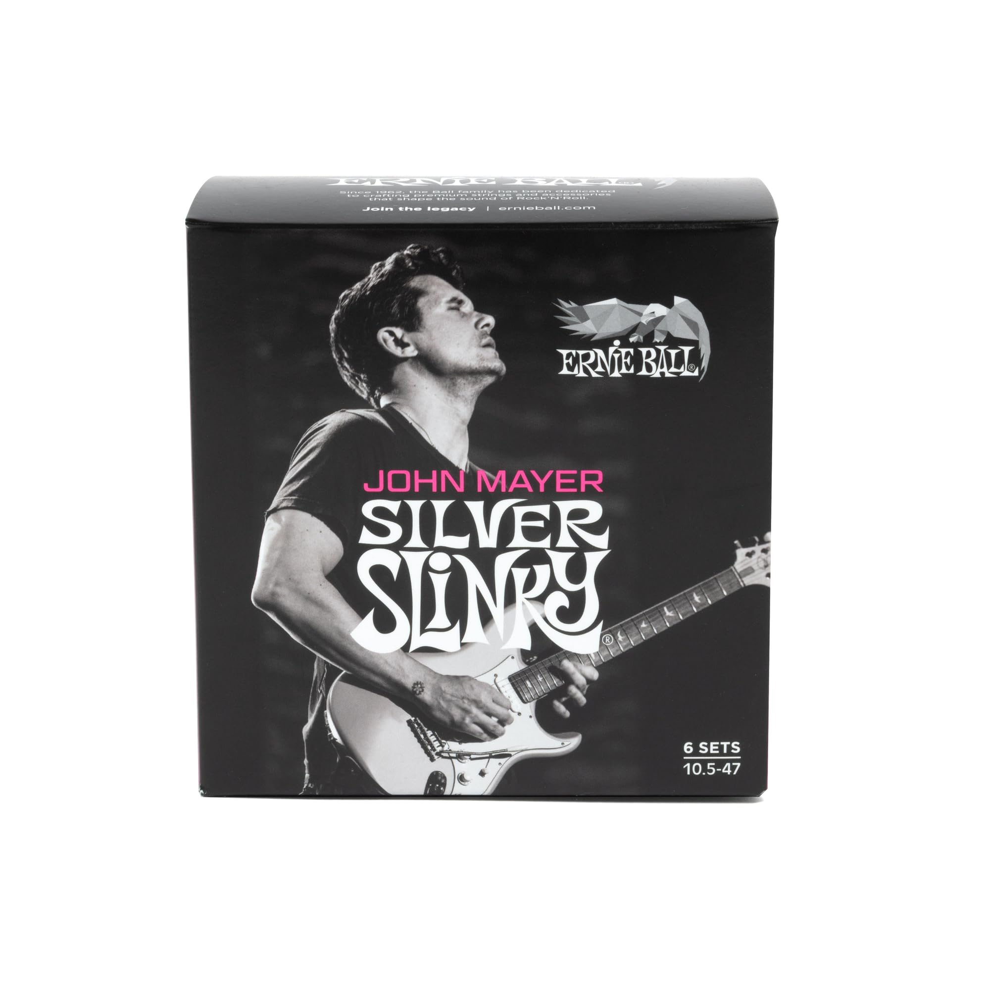 ernie-ball-john-mayer-silver-slinky-e-gitarrensaiten-10-5-47-nickel-wound image 3