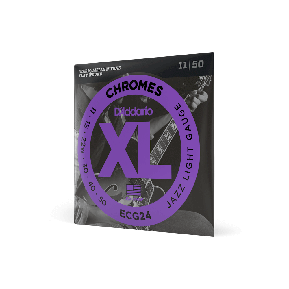 d-addario-xl-chromes-11-50-e-gitarren-saiten-jazz-light-flatwound image 2