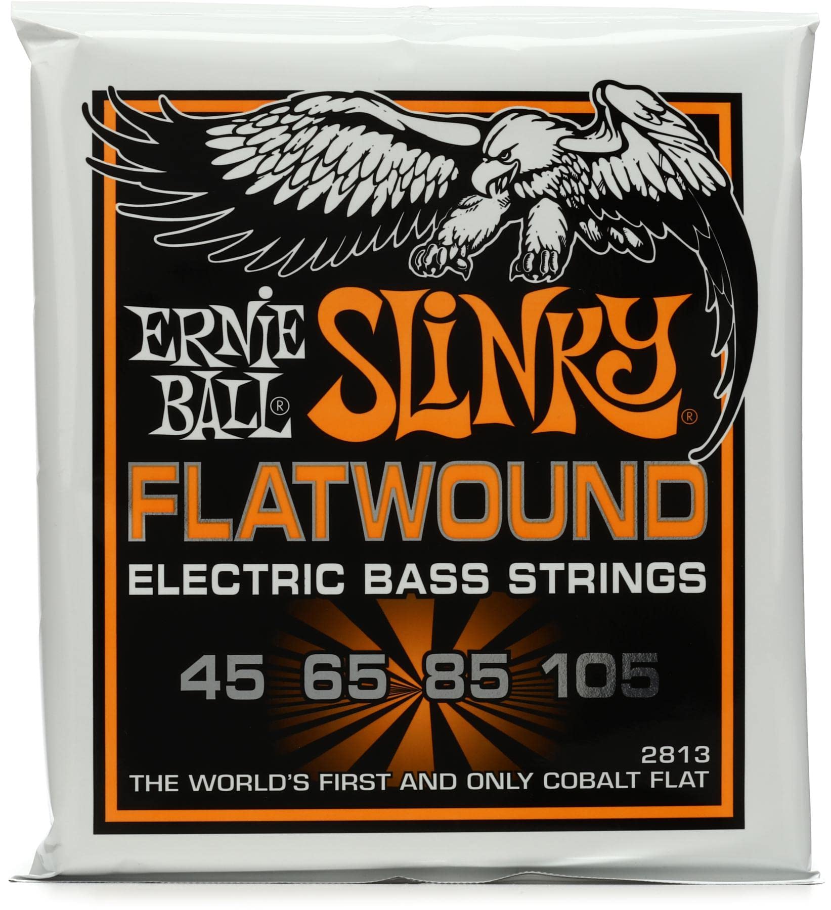 ernie-ball-hybrid-slinky-flatwound-e-bass-saiten-45-105-cobalt image 1