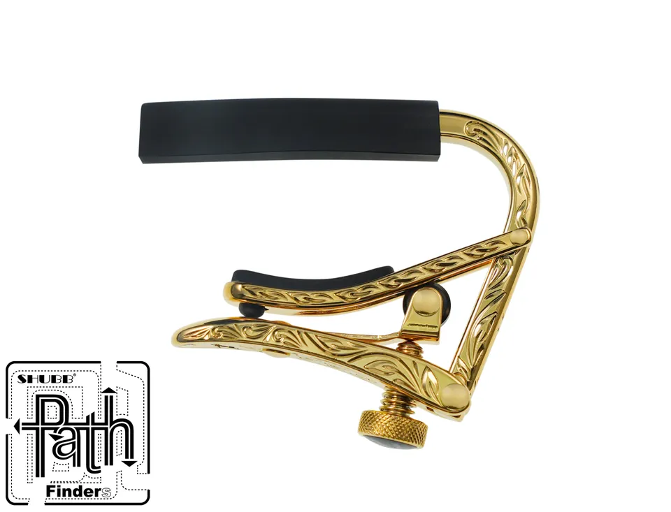 shubb-tommy-emmanuel-golden-cadence-kapo-f-r-steel-string-gitarre-graviert image 1
