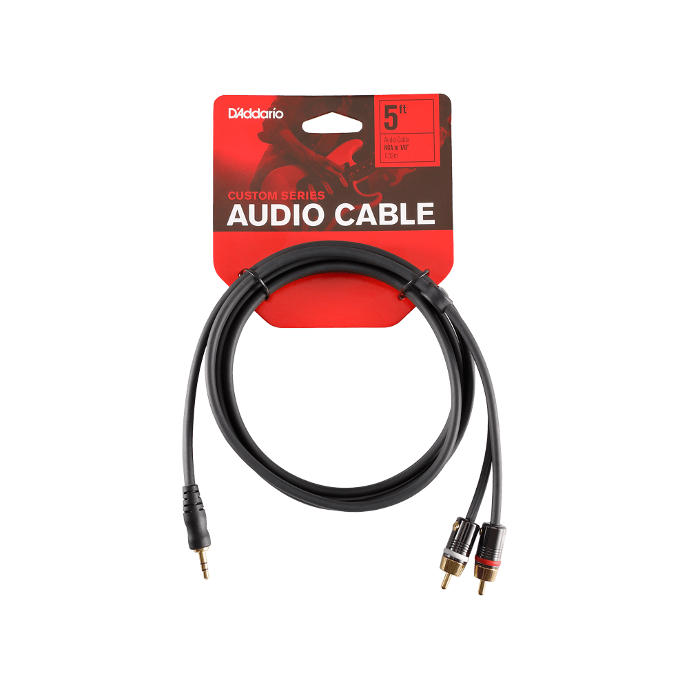 d-addario-mp-05-dual-rca-auf-stereo-mini-kabel-5-feet image 2