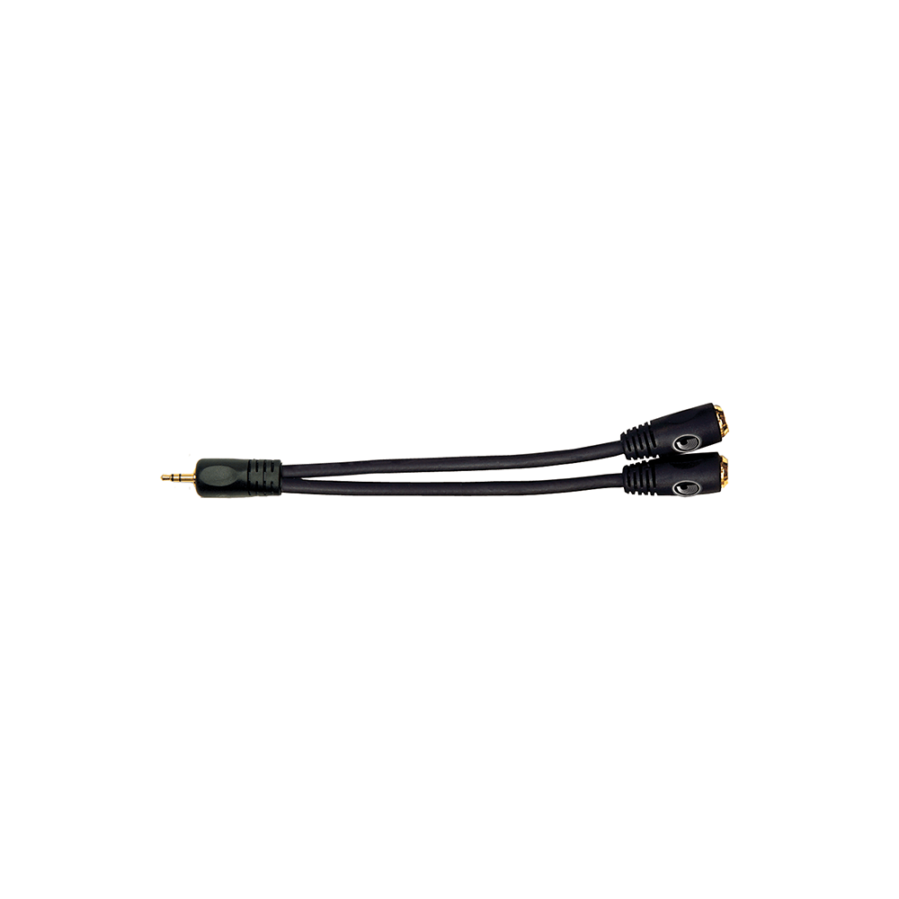 d-addario-pw-p047z-stereo-adapter-3-5-mm-stecker-auf-2x-3-5-mm-buchse image 1