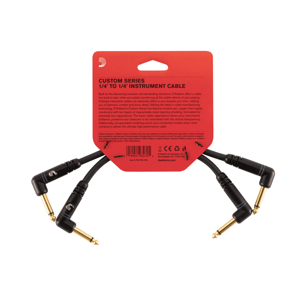 d-addario-custom-series-patch-cable-patchkabel-gewinkelt image 7