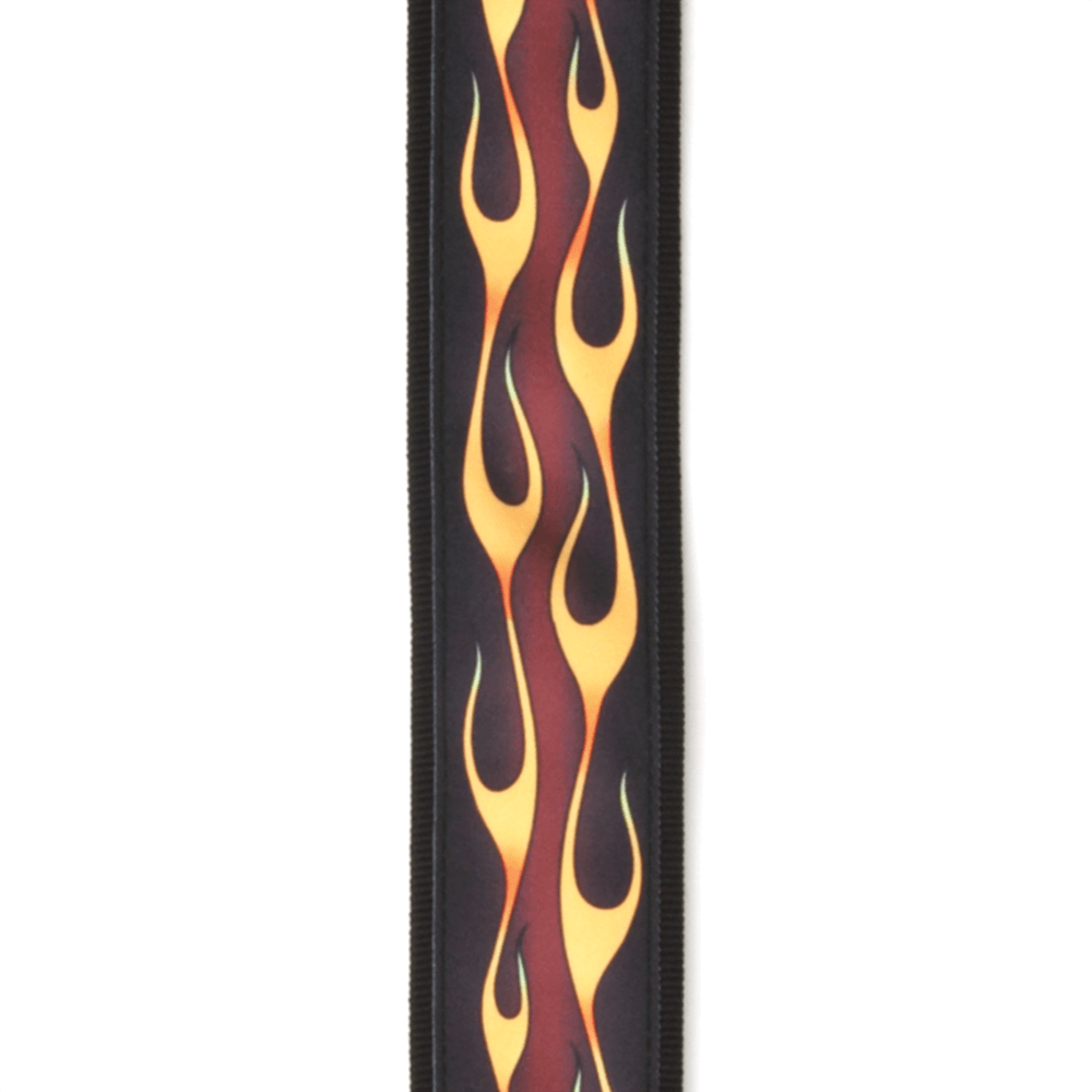d-addario-woven-hot-rod-flames-gitarrengurt image 2