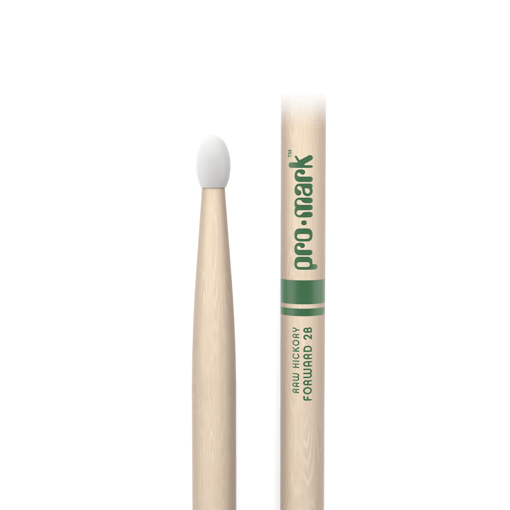 d-addario-classic-forward-2b-hickory-drumsticks-nylon-tip image 2
