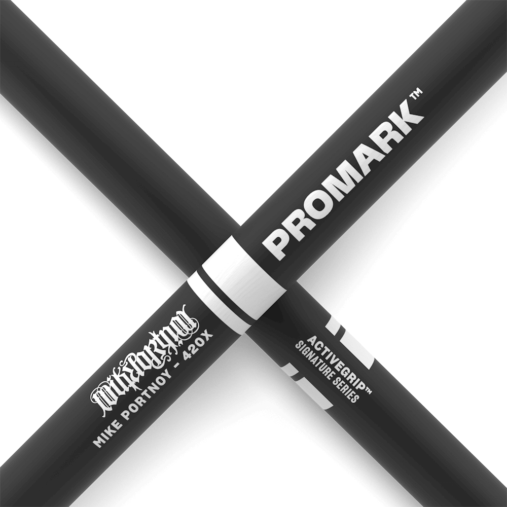 promark-by-d-addario-mike-portnoy-420x-activegrip-drumsticks-hickory-wood-tip image 5