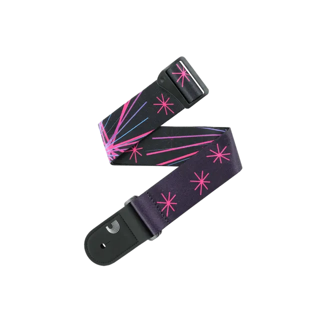 d-addario-outrun-polyester-gitarrengurt-retro-design image 1