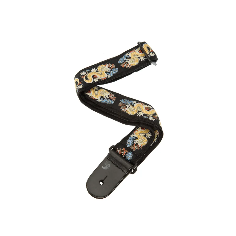 d-addario-woven-guitar-strap-dragon-gitarrengurt image 1