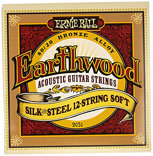 ernie-ball-earthwood-silk-steel-soft-akustik-gitarrensaiten-12-saiter-80-20-bron image 7