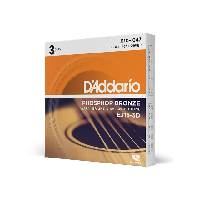 d-addario-phosphor-bronze-akustikgitarrensaiten-10-47-extra-light image 1