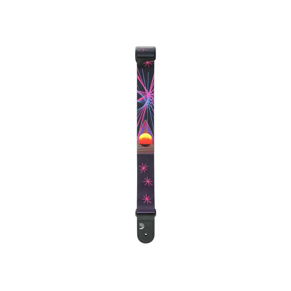 d-addario-outrun-polyester-gitarrengurt-retro-design image 3