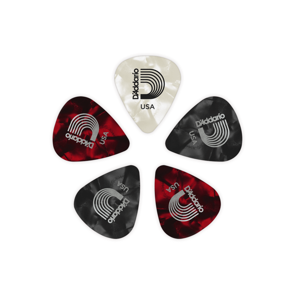 d-addario-classic-pearl-celluloid-plektren-sortiment-25er-pack image 2