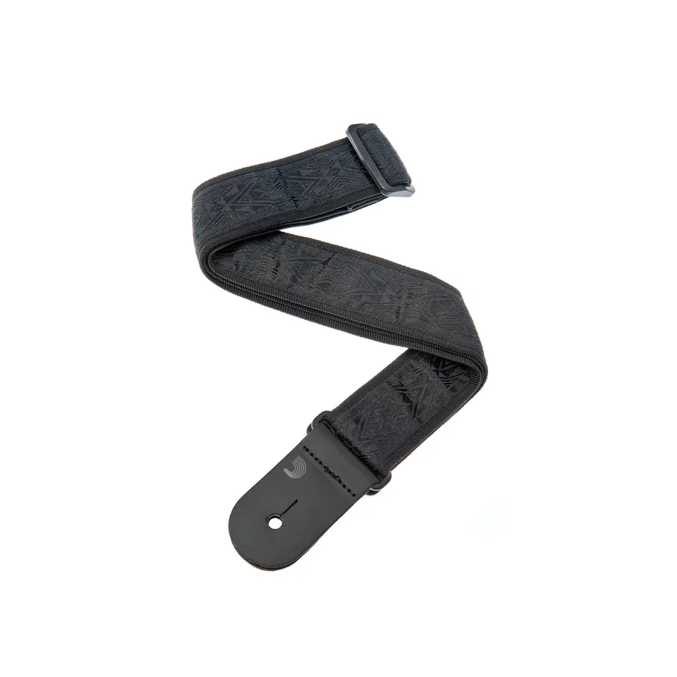 d-addario-woven-gitarrengurt-black-satin image 1