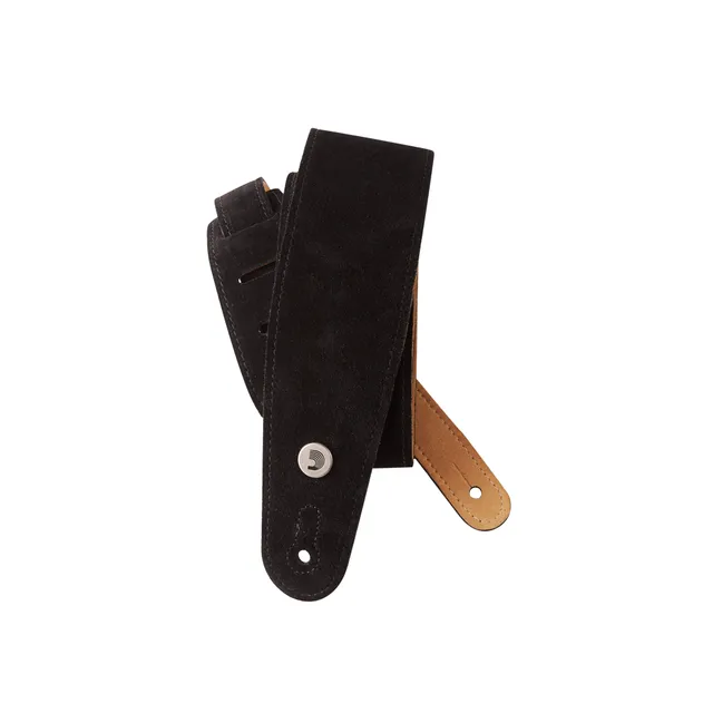 d-addario-suede-gitarrengurt-leder-schwarz image 1